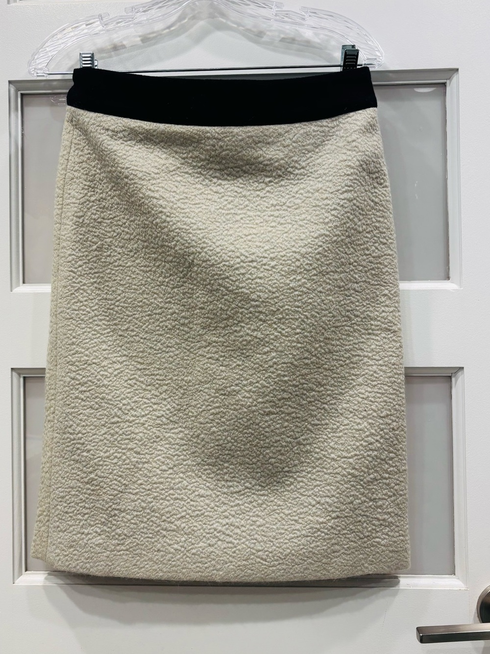 Dries Van Noten wool bouclé skirt